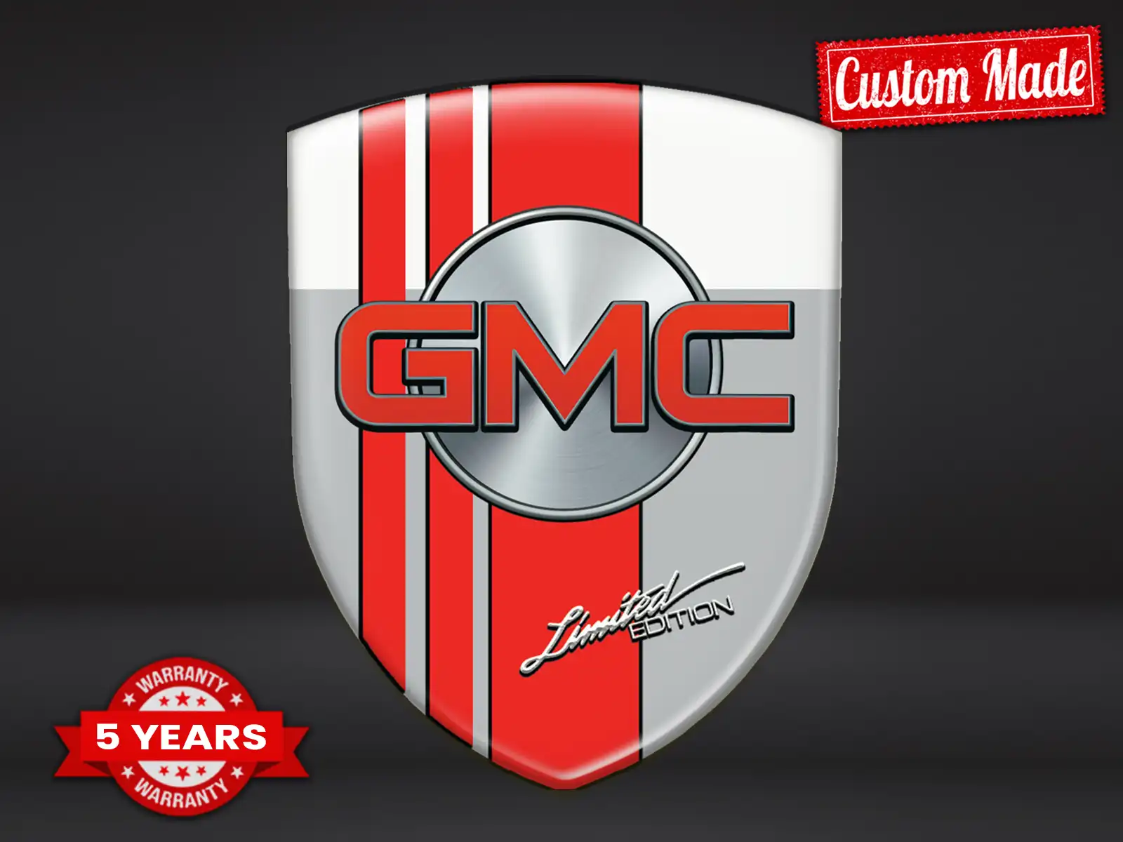 GMC Heckscheibensticker Premium Exklusiv Robust Auto